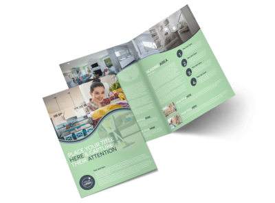 House Cleaning Bi-Fold Brochure Template preview