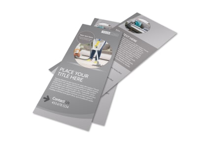 Carpet & Upholstery Cleaners Flyer Template preview