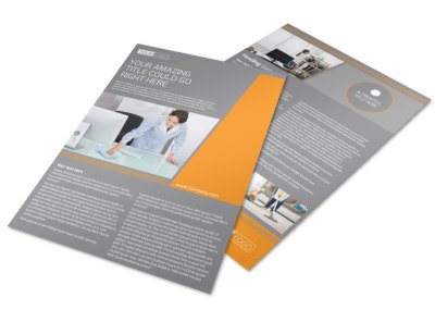 Commercial Cleaning Solutions Flyer Template preview