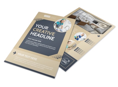 Commercial Cleaning Professionals Flyer Template preview