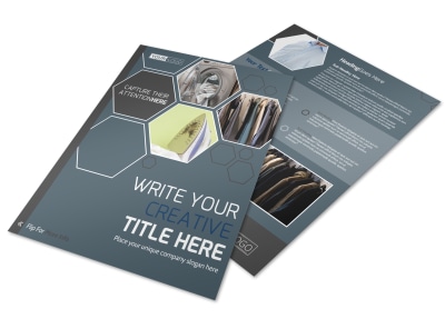 Local Dry Cleaners Flyer Template preview