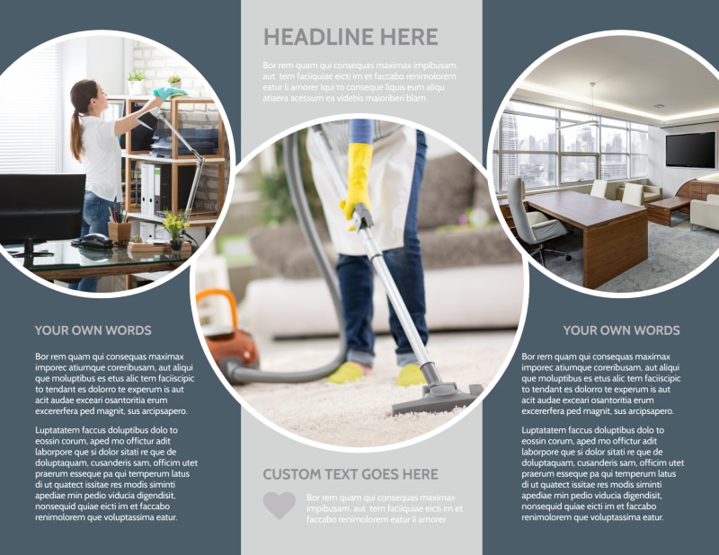 Office Cleaners Brochure Template