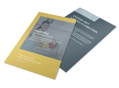 Apartment & Office Cleaners Flyer Template preview