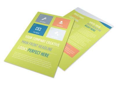 Completely Clean Flyer Template preview