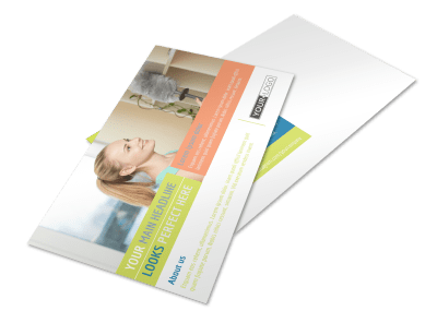 House Cleaning Postcards Template Preview