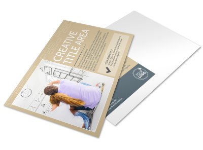 Construction & Remodeling Company Postcard Template preview