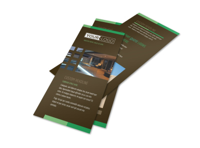 Backyard Construction Flyer Template preview
