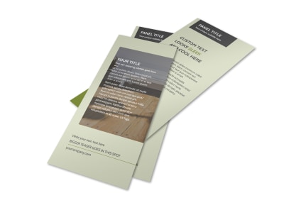 Custom Backyard Construction Flyer Template preview