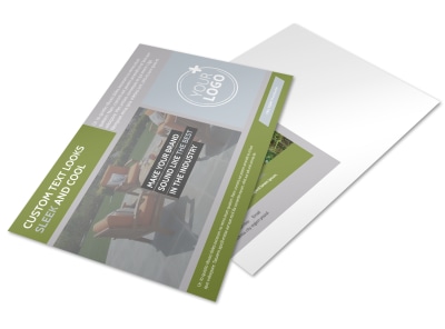 Custom Backyard Construction Postcard Template preview