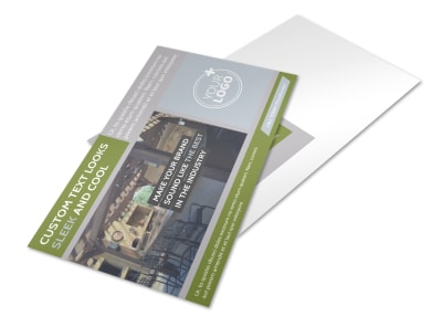 Custom Backyard Construction Postcard Template preview