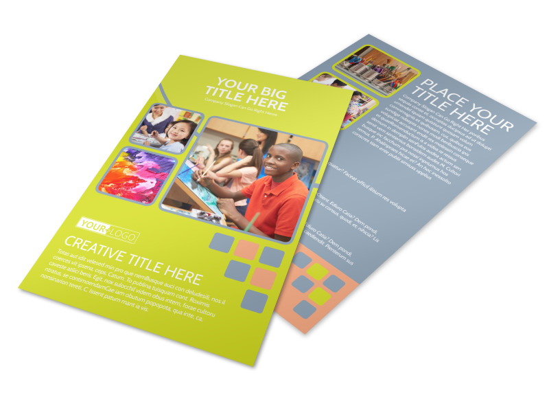 Creative Art Class Flyer Template Preview 1