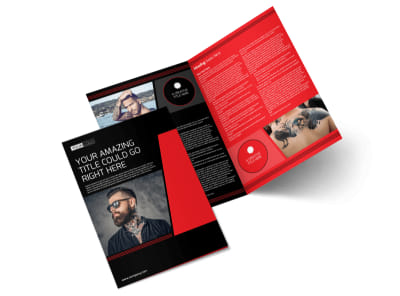 Local Tattoo Parlor Bi-Fold Brochure Template preview