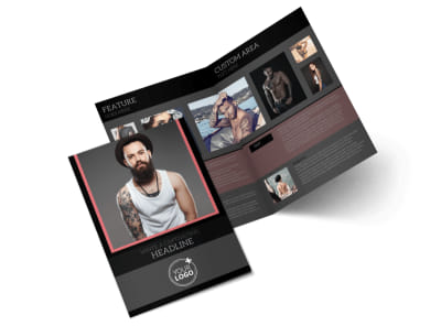 Custom Ink Tattoos Bi-Fold Brochure Template preview