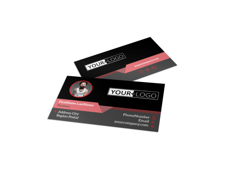 Custom Ink Tattoos Business Card Template
