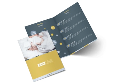 Newborn Photography Bi-Fold Brochure Template preview