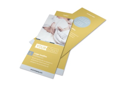 Newborn Photography Flyer Template preview