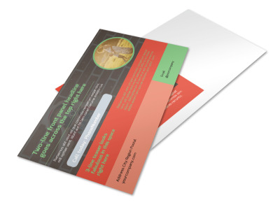 Toddler Photography Postcard Template preview