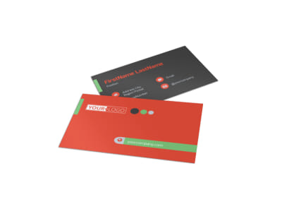 Toddler Photography Business Card Template preview