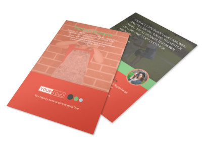 Toddler Photography Flyer Template preview