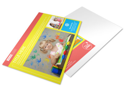 Bright Futures Learning Center Postcard Template preview