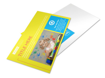 Bright Futures Learning Center Postcard Template preview