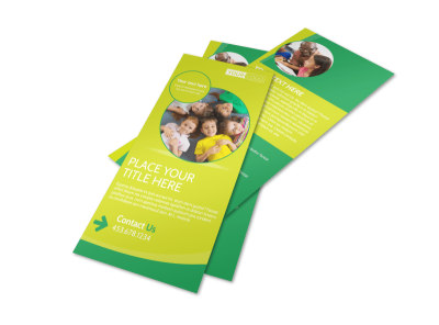 Child Care Learning Center Flyer Template preview