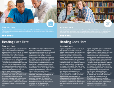 Private College Brochure Template Preview 2