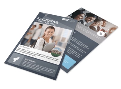 Private College Flyer Template preview
