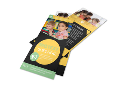 Early Years Learning Center Flyer Template preview
