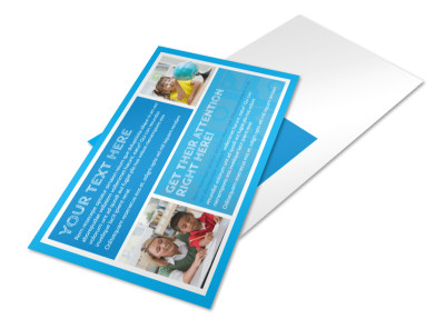 Child Learning Center Program Postcard Template preview