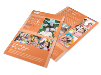 Child Learning Center Flyer Template preview
