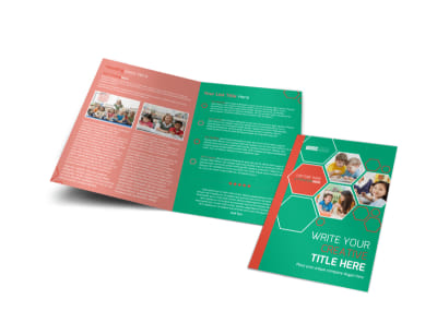 Child Learning Facility Bi-Fold Brochure Template preview