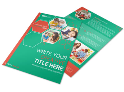 Child Learning Facility Flyer Template preview
