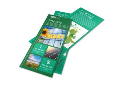 Renewable Energy Flyer Template preview