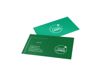 Renewable Energy Business Card Template preview