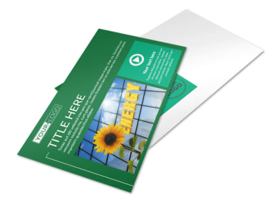 Renewable Energy Postcard Template preview