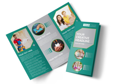Personal Finance Consulting Tri-Fold Brochure Template preview