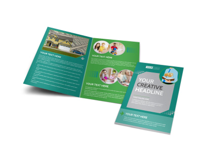Personal Finance Consulting Bi-Fold Brochure Template preview