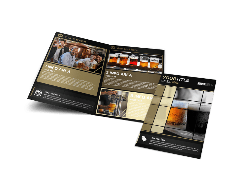 Beer Festival Brochure Template Preview 1