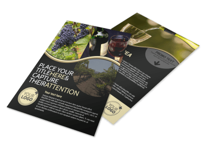 Wine Flyers Template Preview