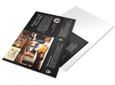 Hand Crafted Beer Postcard Template preview