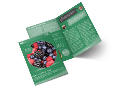 Total Nutrition Professionals Bi-Fold Brochure Template preview