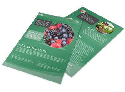 Total Nutrition Professionals Flyer Template preview
