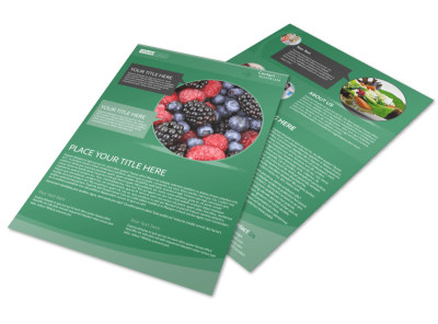 Total Nutrition Professionals Flyer Template preview