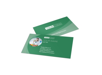 Total Nutrition Professionals Business Card Template preview