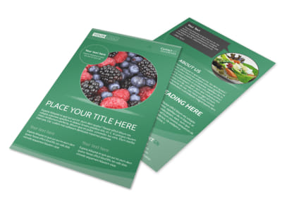 Total Nutrition Professionals Flyer Template preview