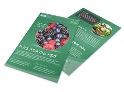 Total Nutrition Professionals Flyer Template preview