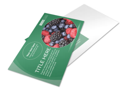 Total Nutrition Professionals Postcard Template preview