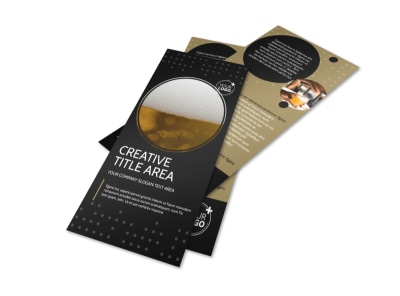 Craft Brewery Flyer Template preview