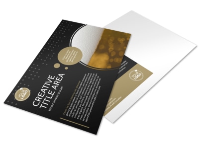Craft Brewery Postcard Template preview